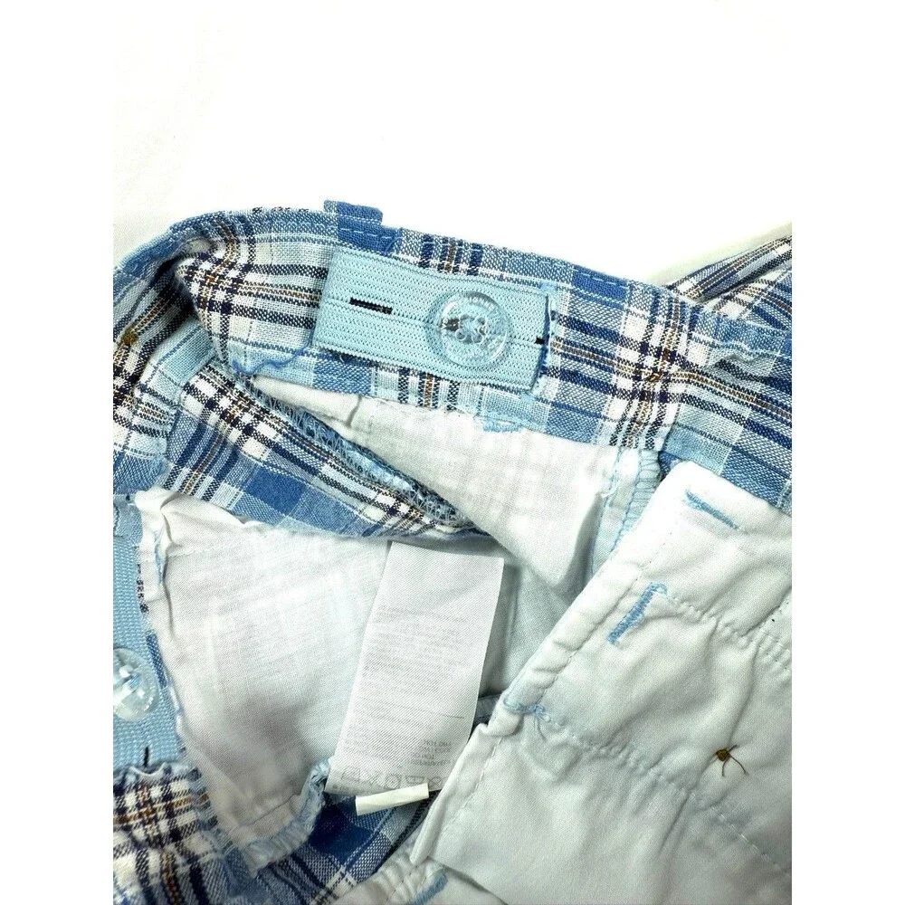 Janie And Jack Toddler‎ Linen Blend Plaid Shorts 18 to 24 Months Classic Preppy